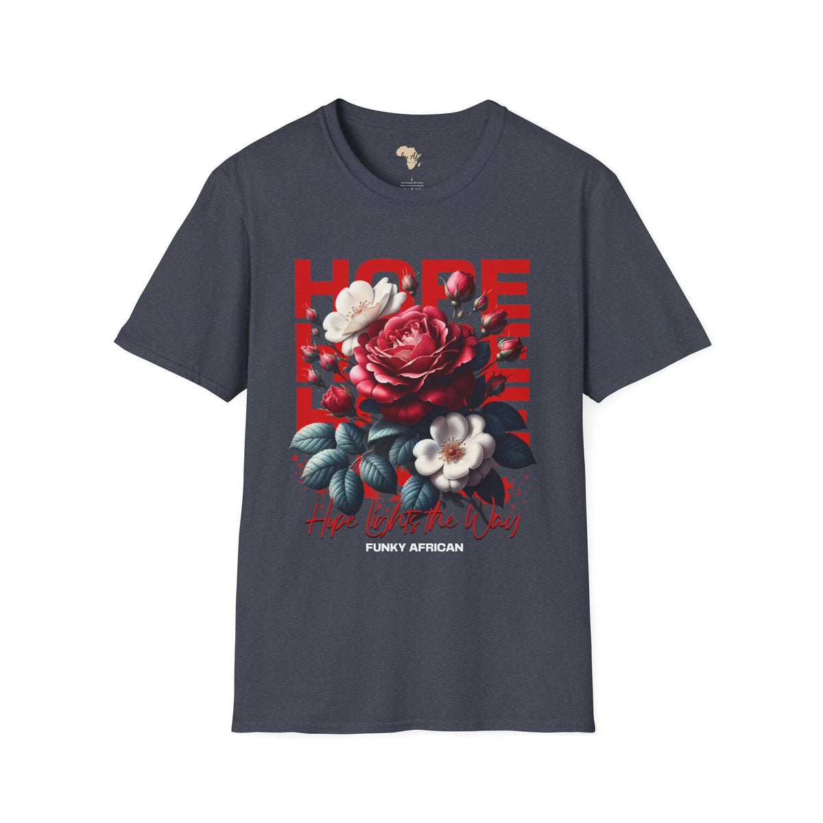 Hope lights the way unisex tee Funky African