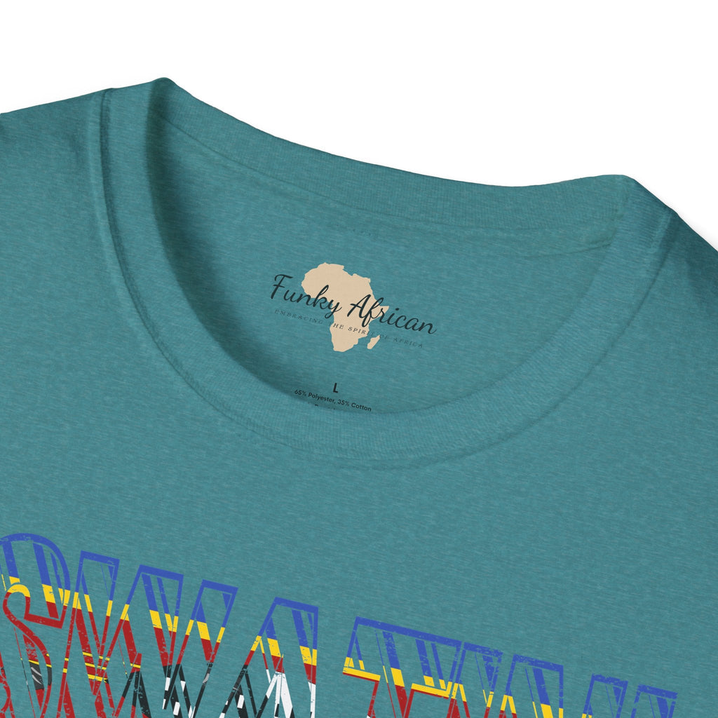 Eswatini text unisex softstyle tee Funky African