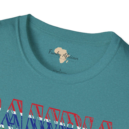 Gambia text unisex softstyle tee