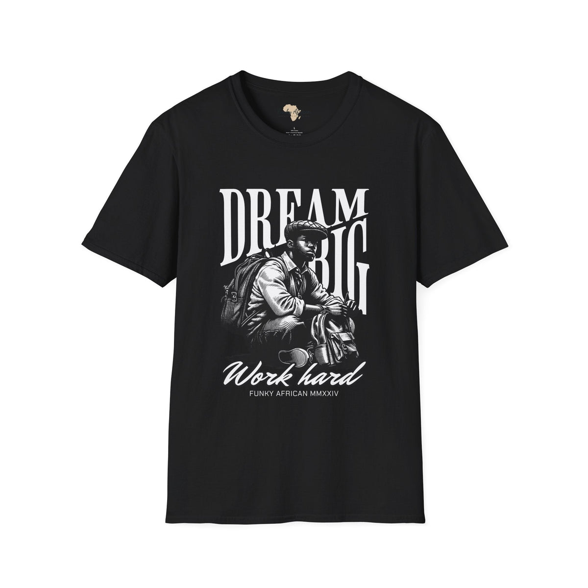 Dream big unisex softstyle tee Funky African