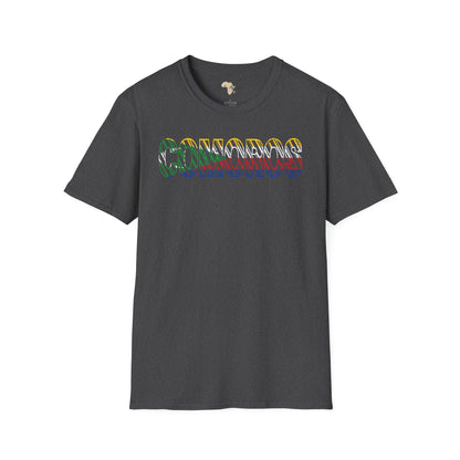 Comoros text unisex softstyle tee