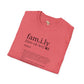 Family unisex softstyle tee Funky African