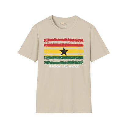 Ghana strip unisex softstyle tee