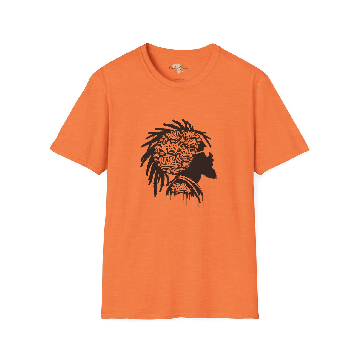 Funky graffiti unisex softstyle tee Funky African