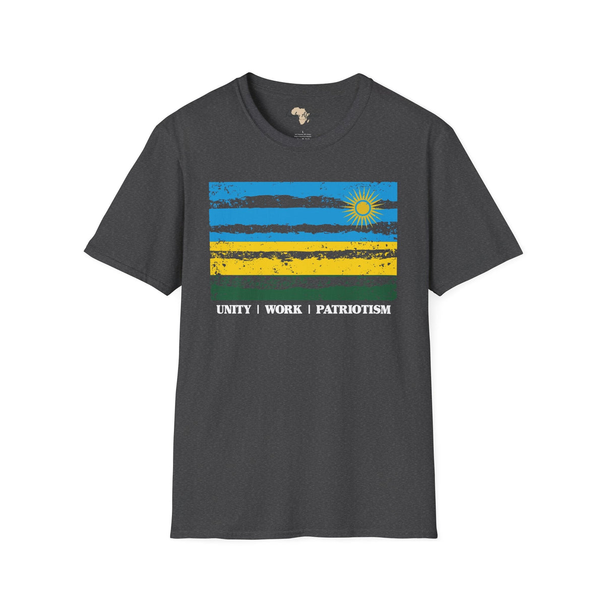 Rwanda strip unisex softstyle tee Funky African