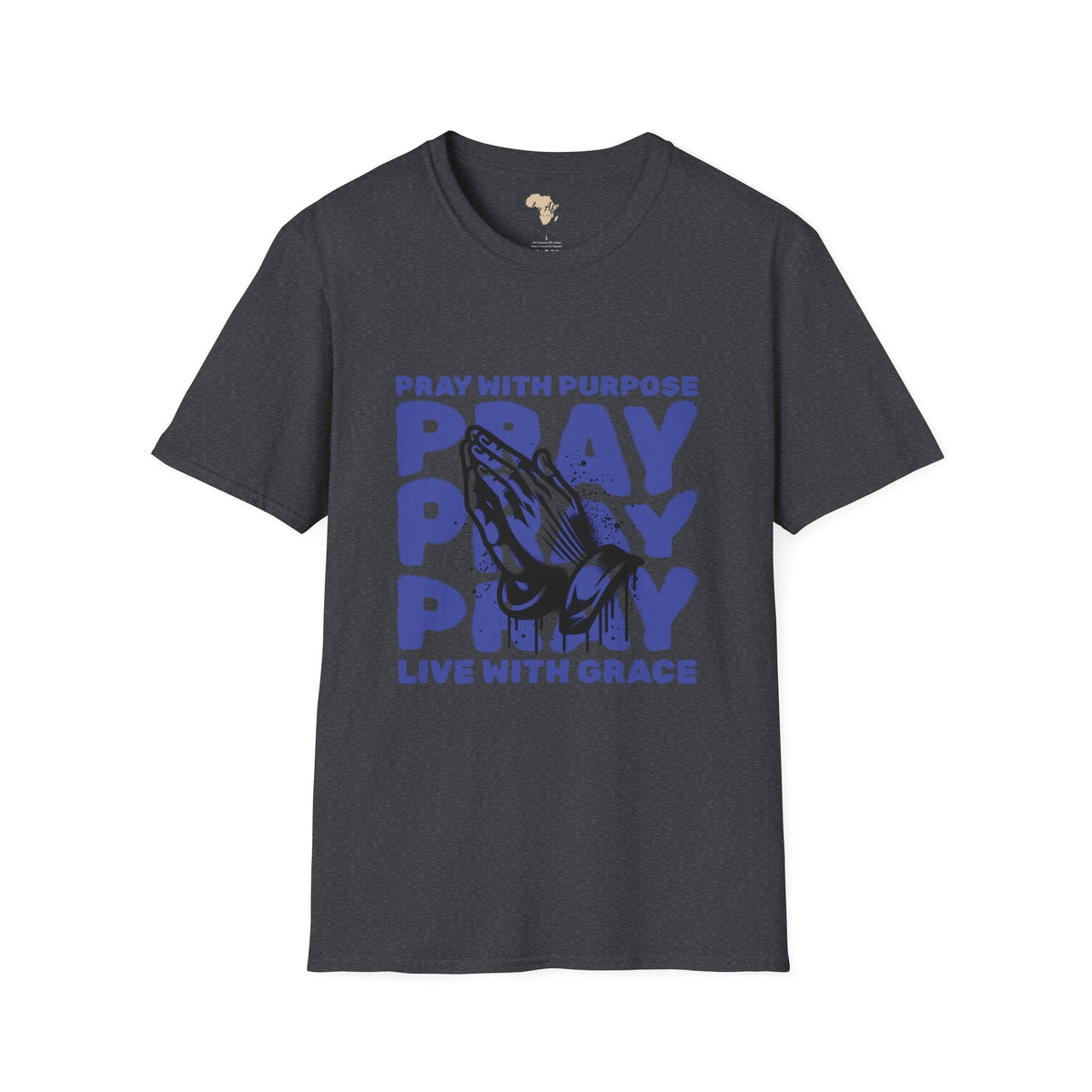 Pray with purpose unisex softstyle tee Funky African