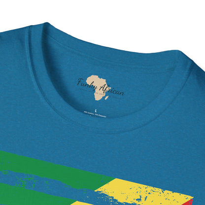 Republic of the Congo strip unisex softstyle tee