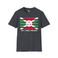 Burundi strip unisex softstyle tee Funky African