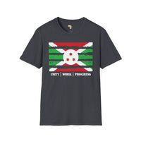 Burundi strip unisex softstyle tee Funky African