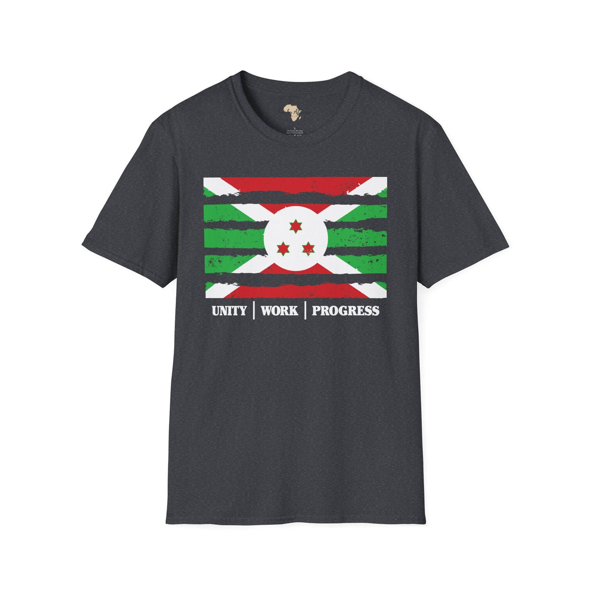 Burundi strip unisex softstyle tee Funky African