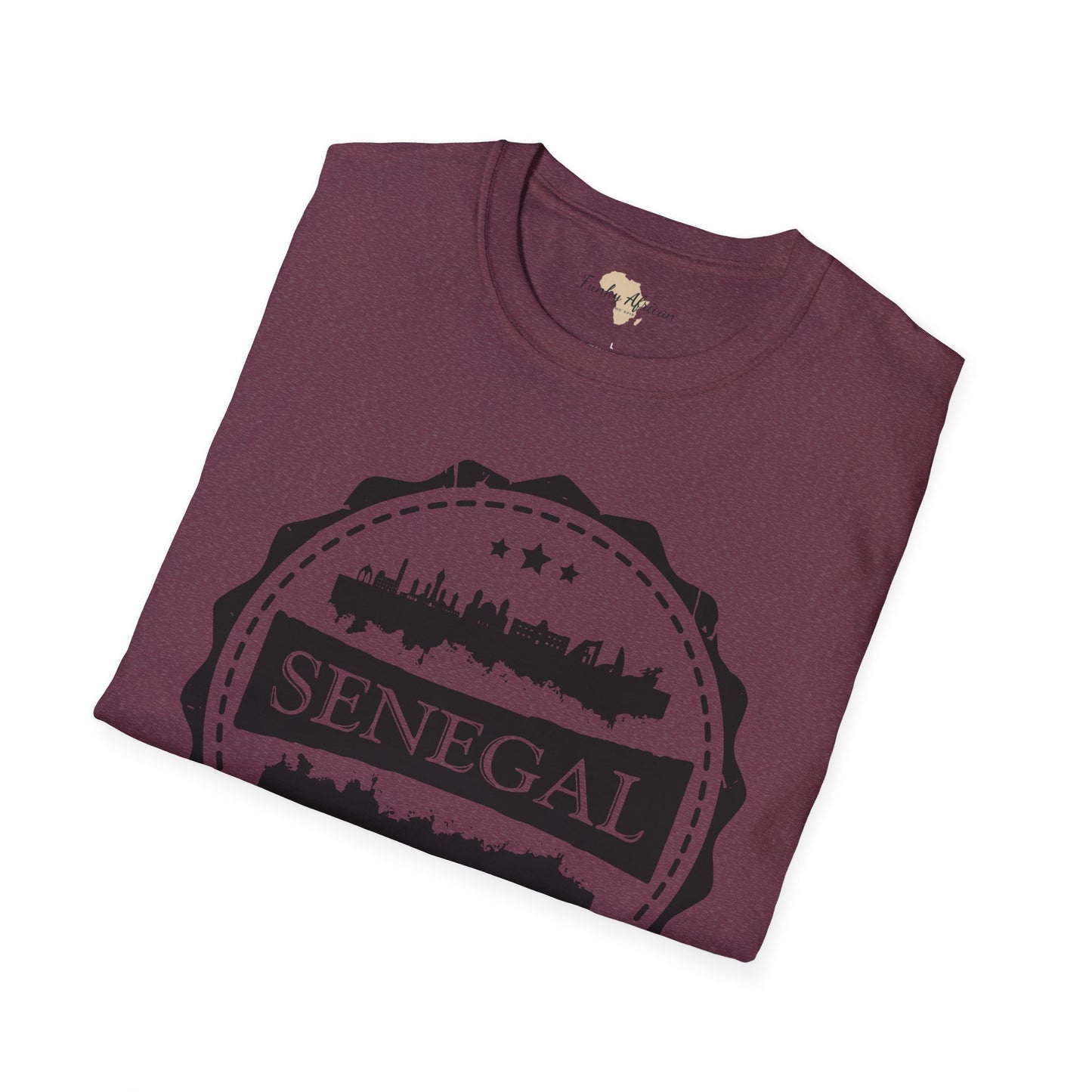 Senegal Stamp unisex tee