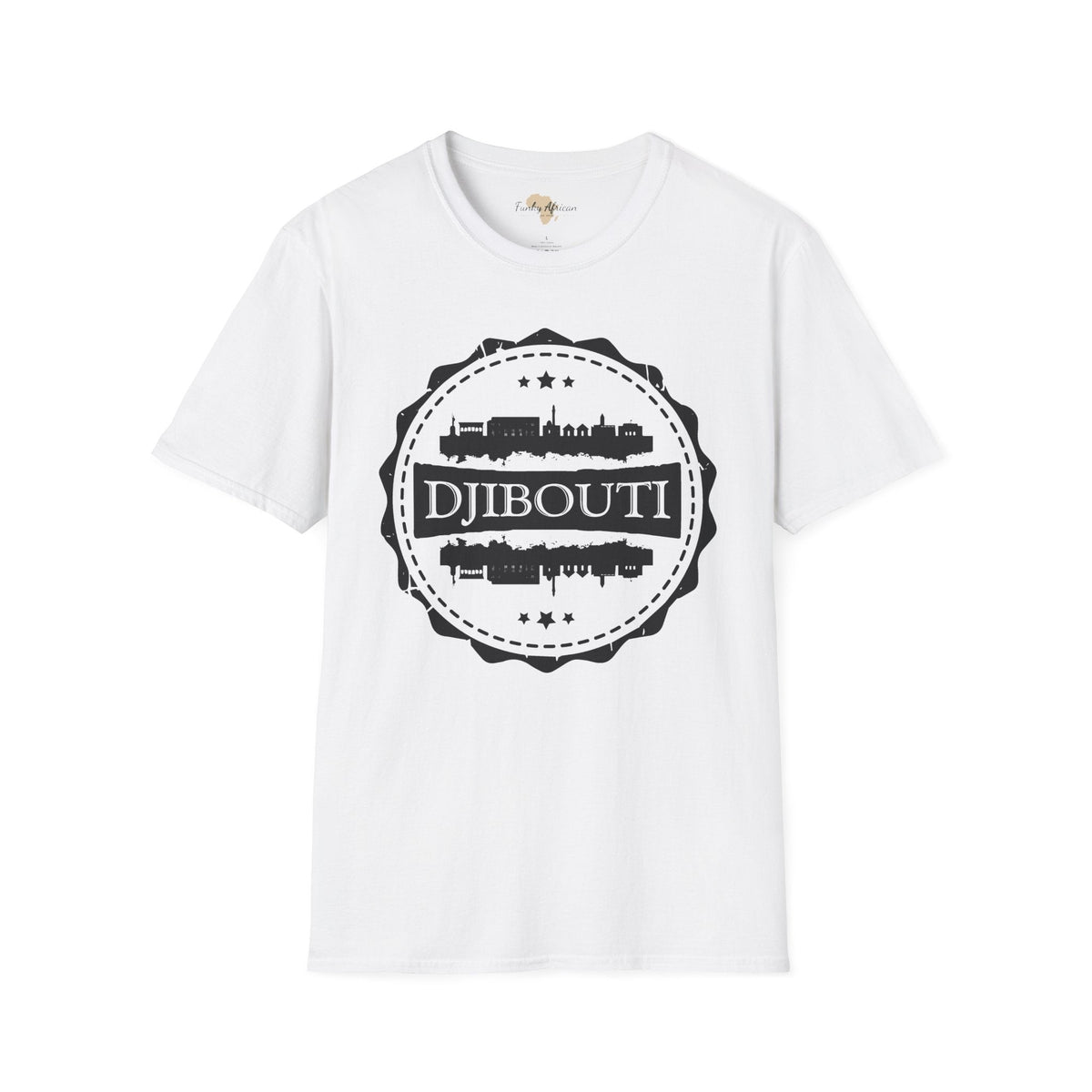 Djibouti Stamp unisex tee Funky African