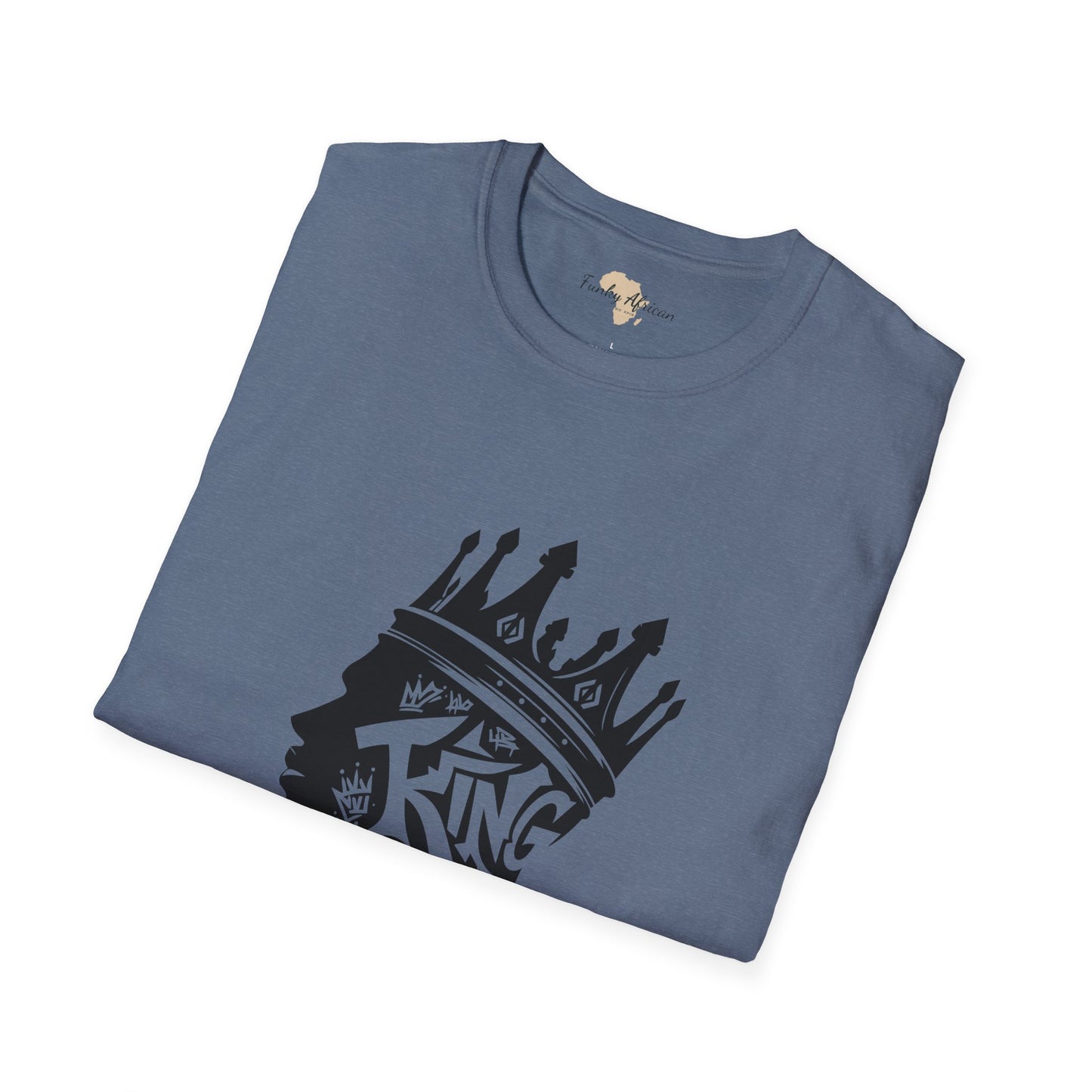 African King graffiti unisex softstyle tee