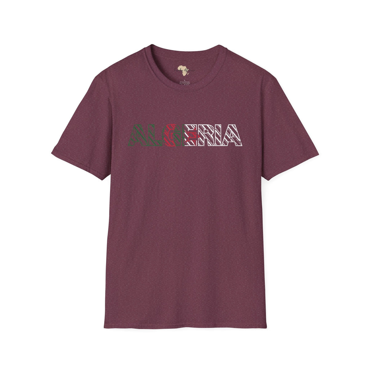 Algeria text unisex softstyle tee Funky African