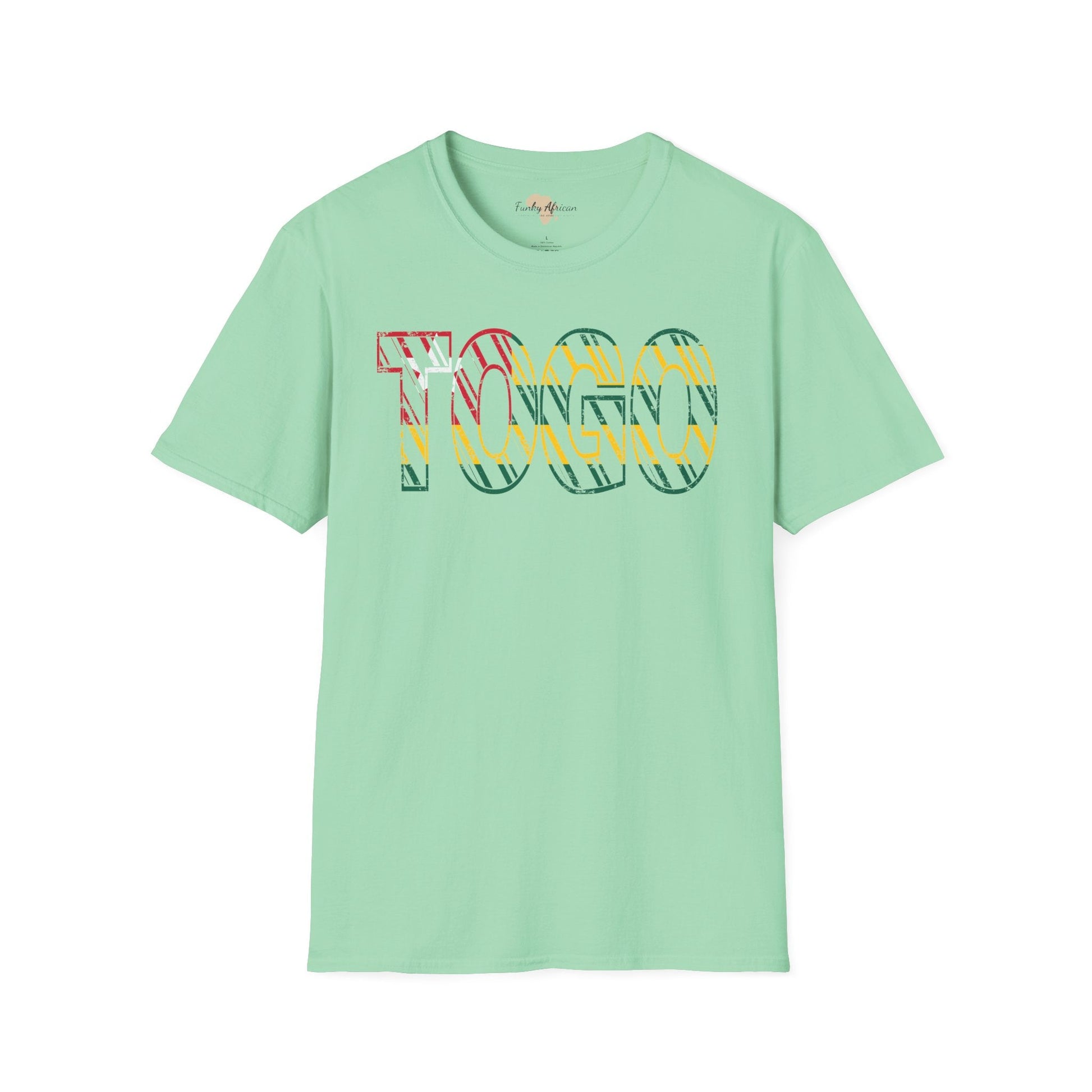 Togo text unisex softstyle tee Funky African
