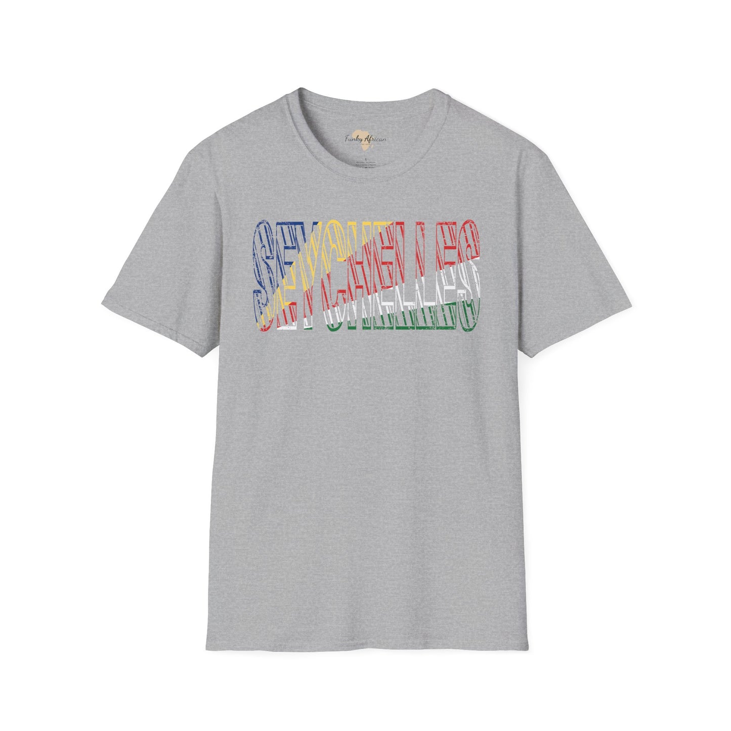 Seychelles text unisex softstyle tee