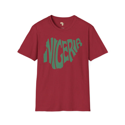 Nigeria cut unisex softstyle tee