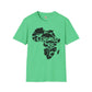 African map unisex softstyle tee Funky African