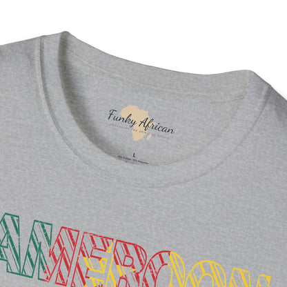 Cameroon text unisex softstyle tee