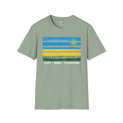 Rwanda strip unisex softstyle tee