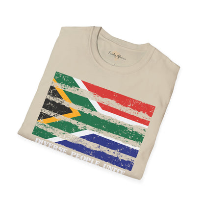 South Africa strip unisex softstyle tee