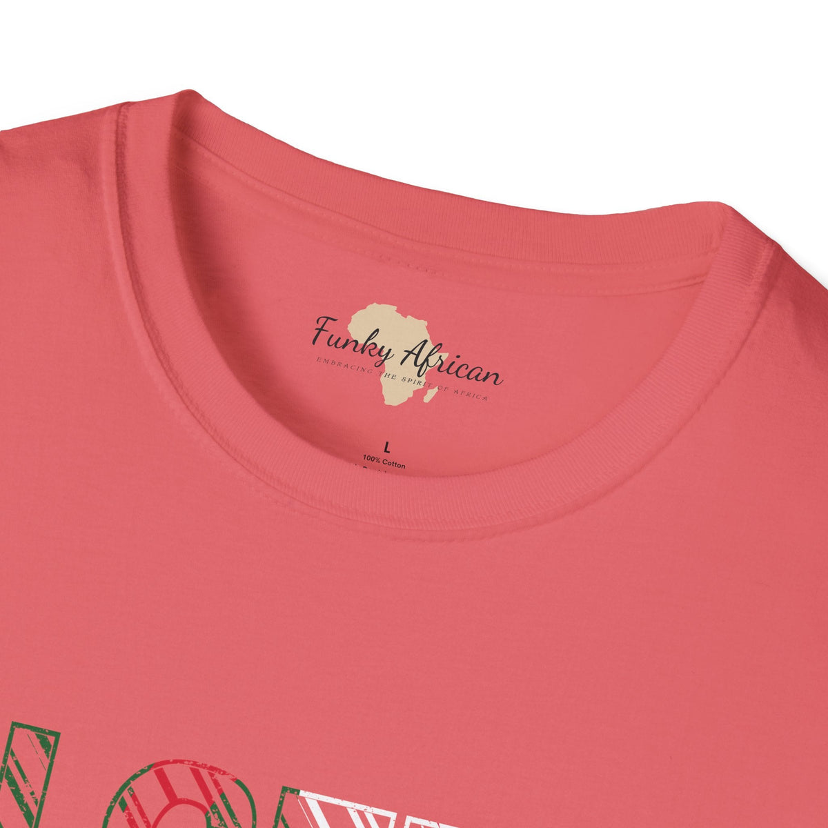 Algeria text unisex softstyle tee Funky African
