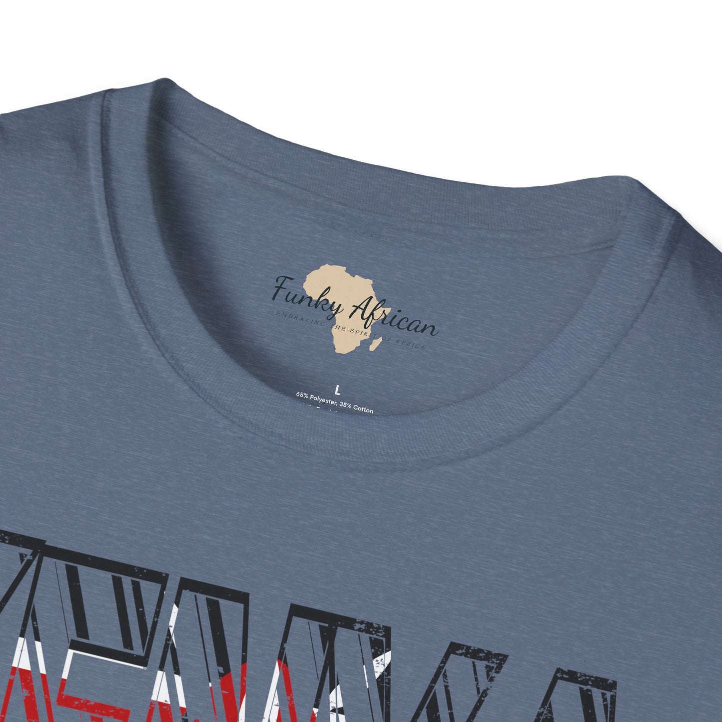 Kenya text unisex softstyle tee