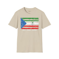 Equatorial Guinea strip unisex softstyle tee Funky African