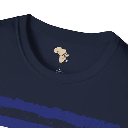 Lesotho strip unisex softstyle tee