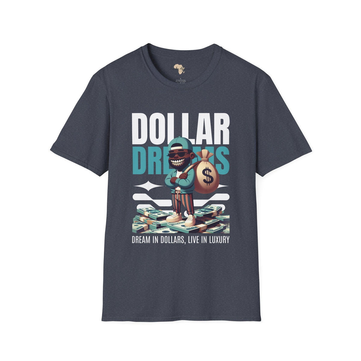 Dream in dollars unisex softstyle tee Funky African