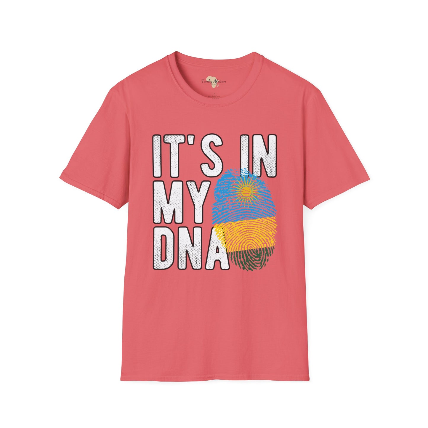 it's in my DNA unisex tee - Rwanda