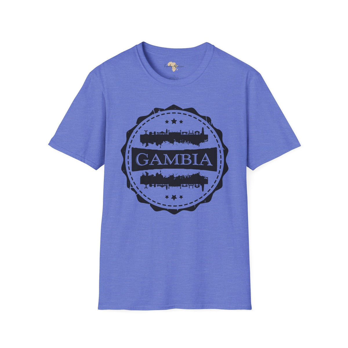 Gambia Stamp unisex tee Funky African