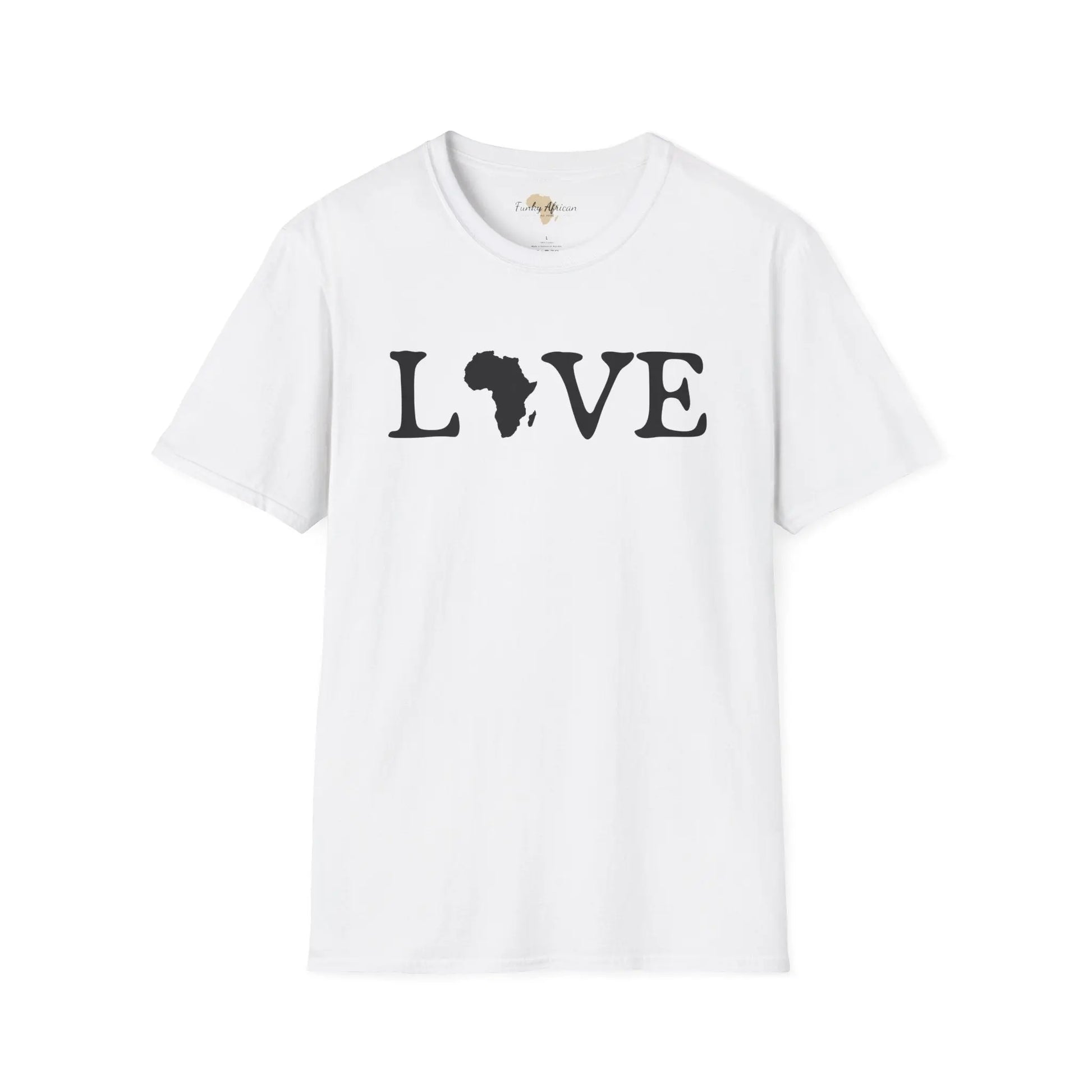 One love unisex softstyle tee Funky African