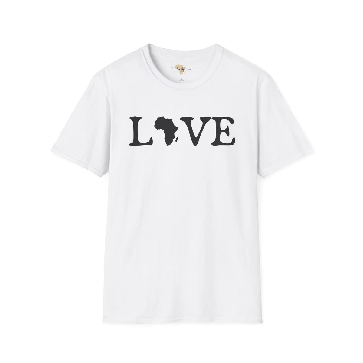 One love unisex softstyle tee Funky African