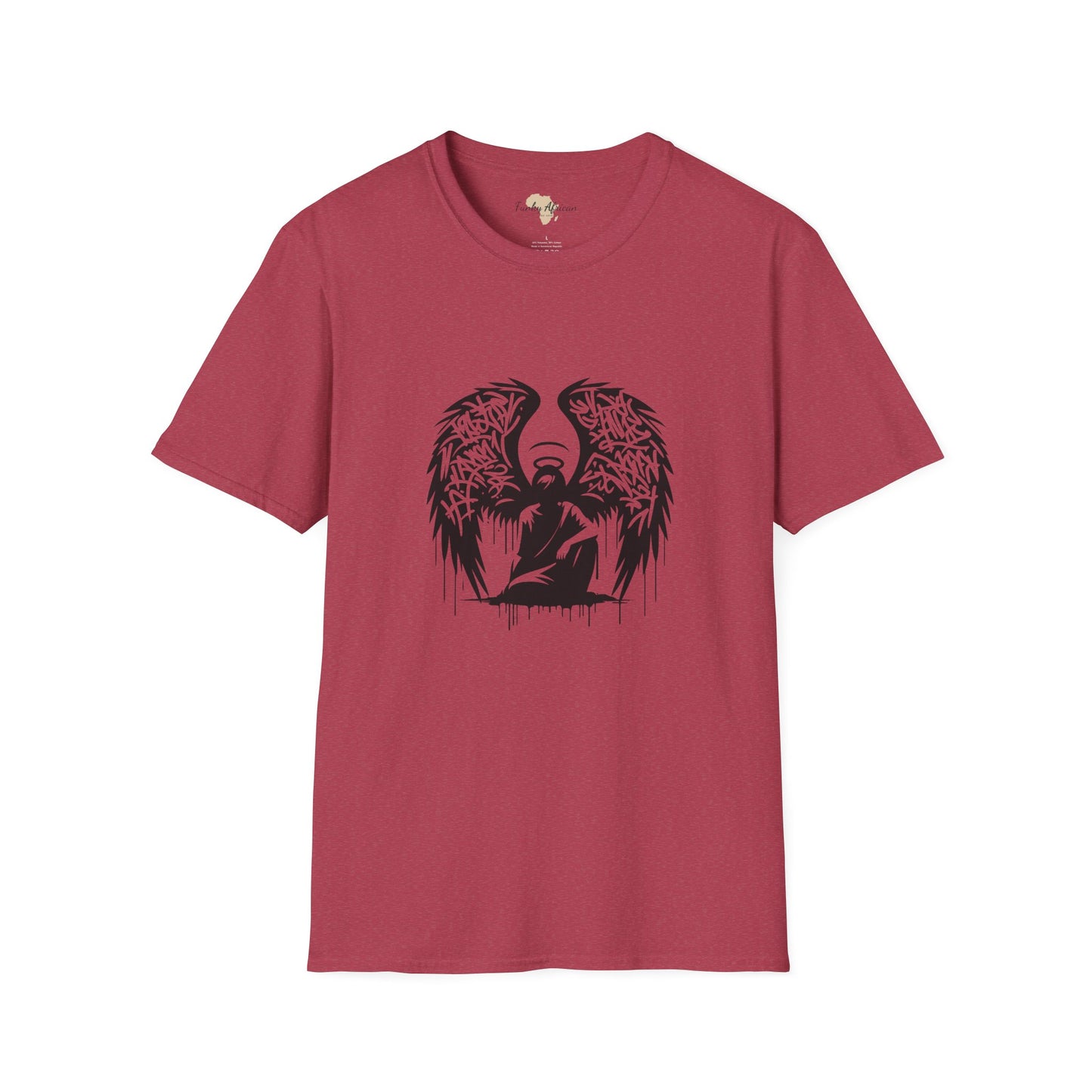 Angel graffiti unisex softstyle tee