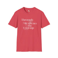 Through struggle unisex softstyle tee Printify