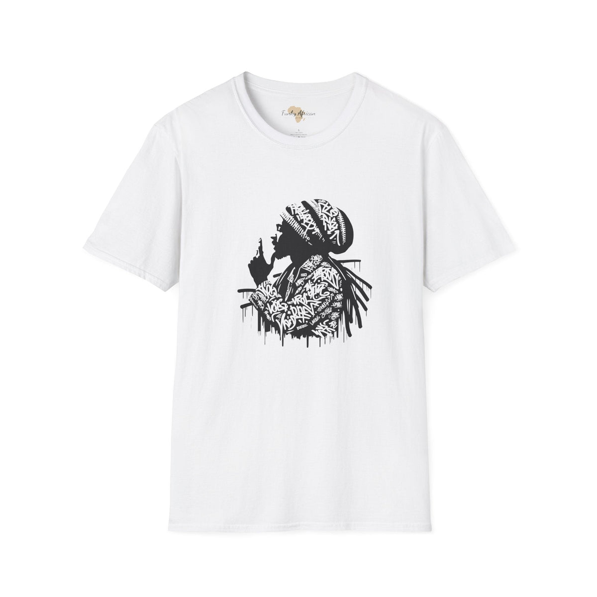 Natty graffiti unisex softstyle tee Funky African