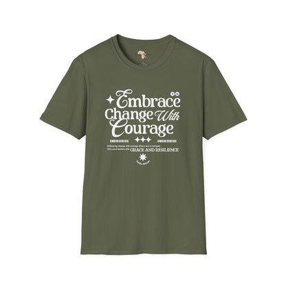 Embrace change unisex softstyle tee