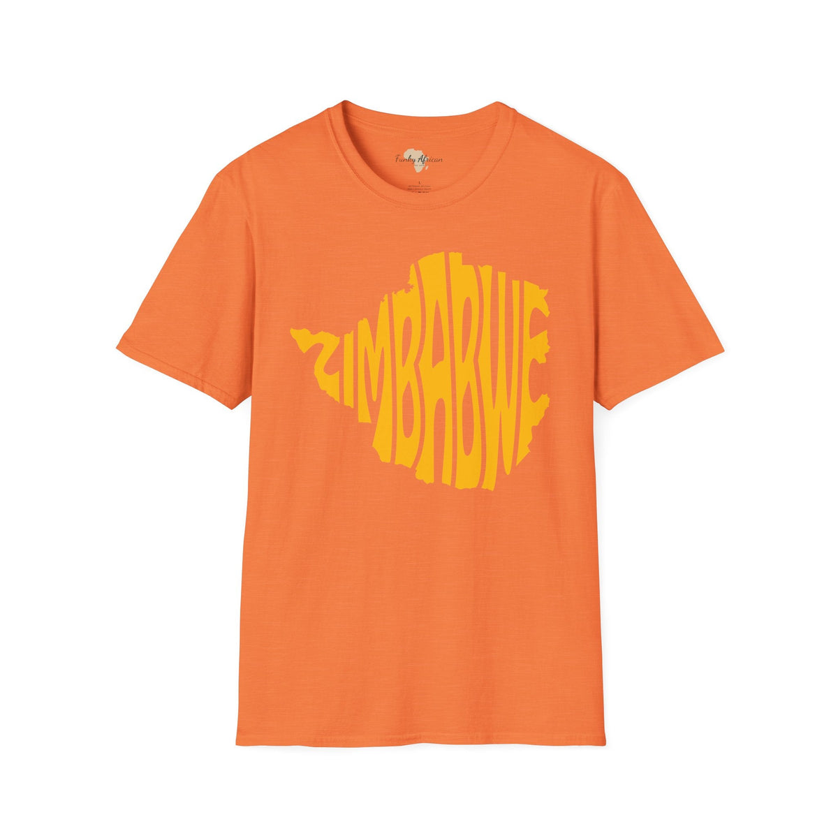 Zimbabwe cut unisex softstyle tee Funky African