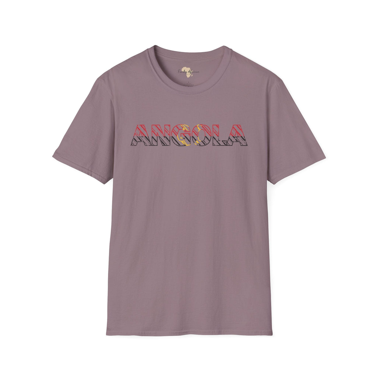 Angola text unisex softstyle tee Funky African