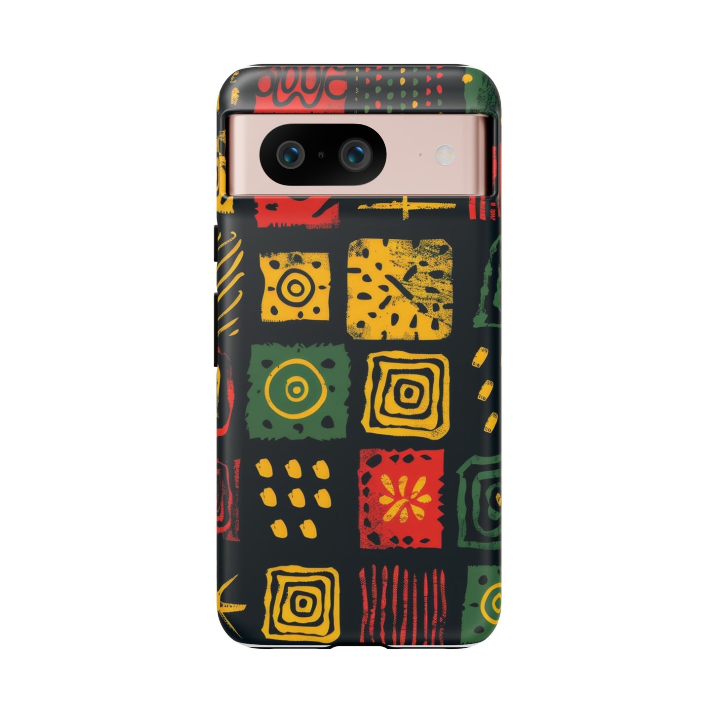 African Print Google Pixel Tough Cases