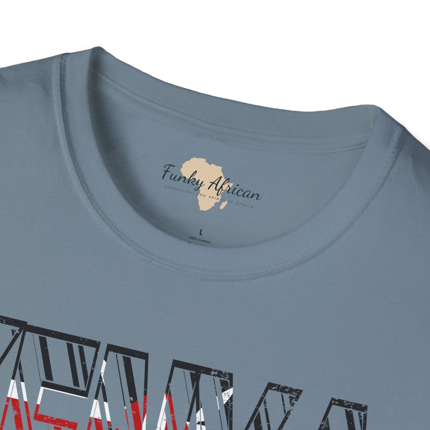 Kenya text unisex softstyle tee