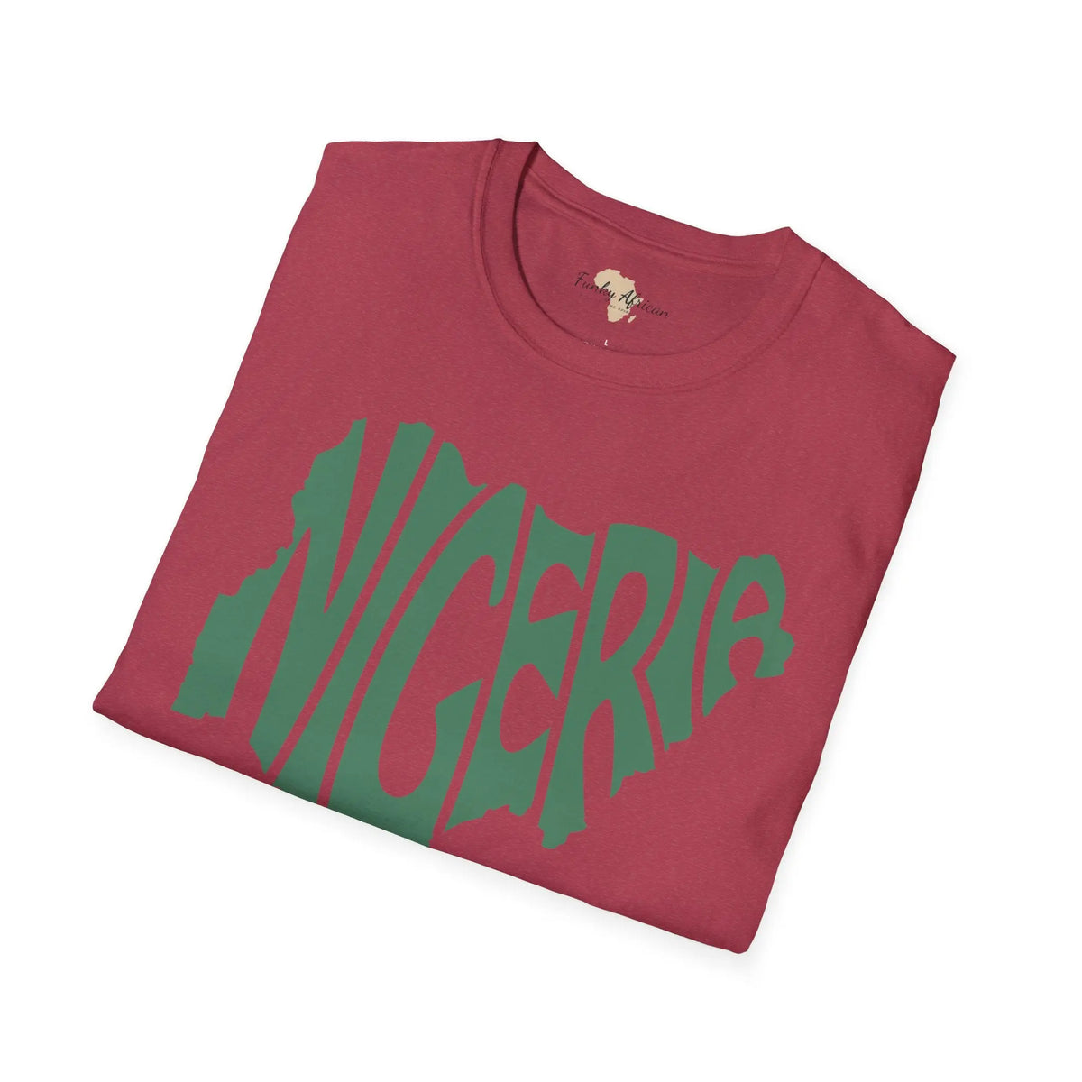 Nigeria cut unisex softstyle tee Funky African