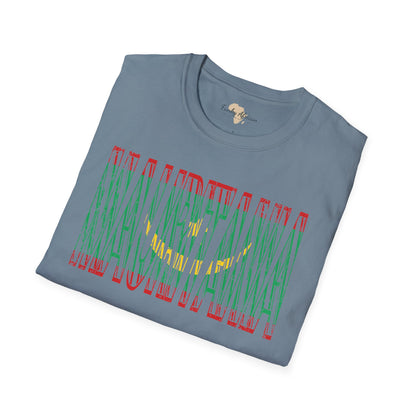 Mauritania text unisex softstyle tee