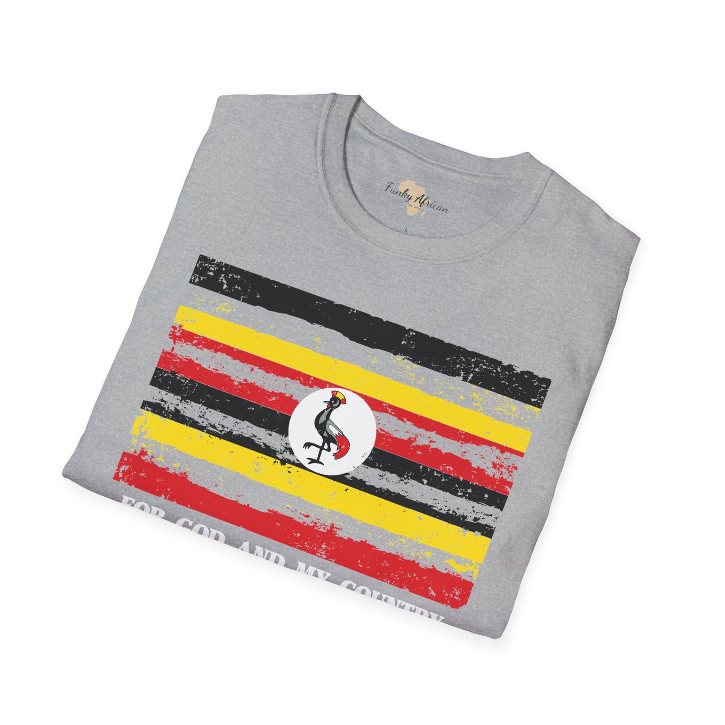 Uganda strip unisex softstyle tee