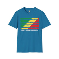 Republic of the Congo strip unisex softstyle tee Funky African
