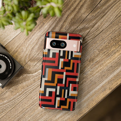 African Print Google Pixel Tough Cases