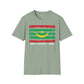 Mauritania strip unisex softstyle tee Funky African