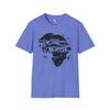 African map graffiti unisex softstyle tee Funky African
