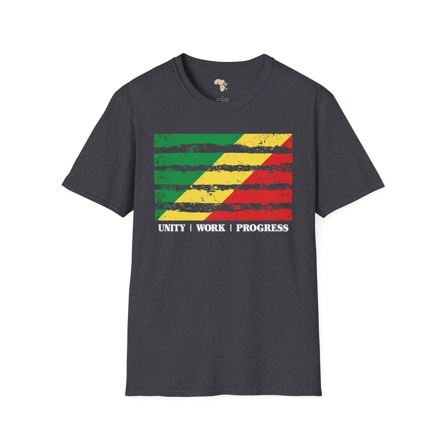 Republic of the Congo strip unisex softstyle tee